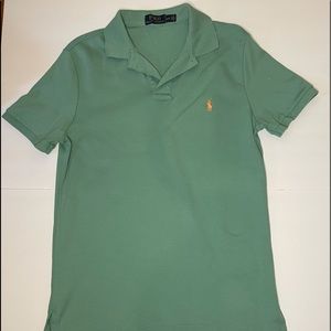 Polo Ralp Lauren collared shirt mint green sz M